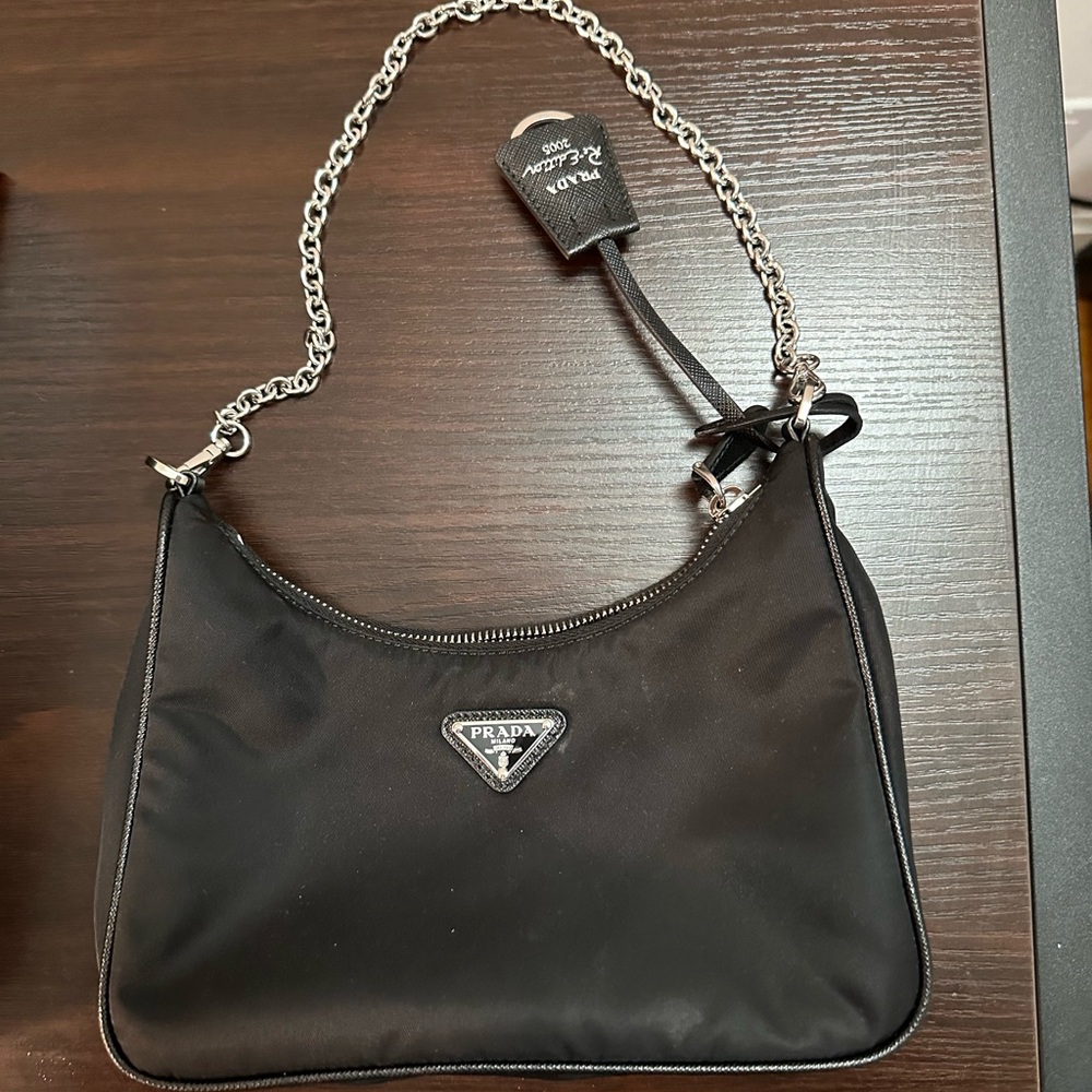 BARELY USED PRADA NYLON BAG
